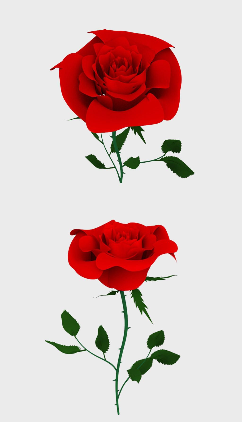 玫瑰花3d模型keyshot渲染下载3dm sep bip