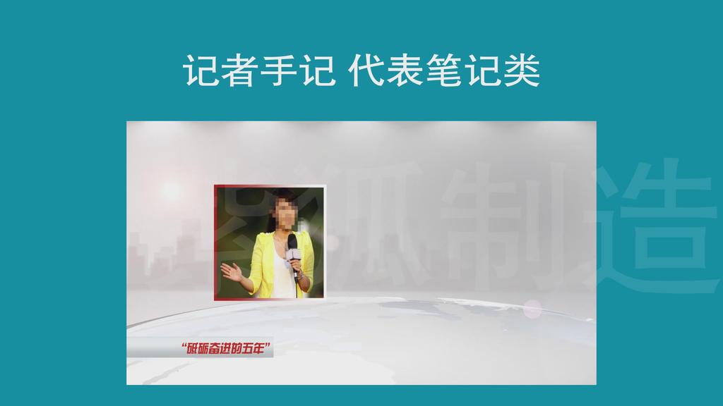 类似央视新闻联播字幕记者手记人物介绍代表笔