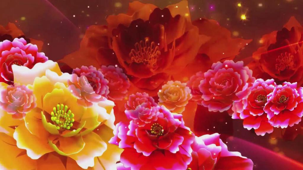 好日子舞台视频演出背景精品版