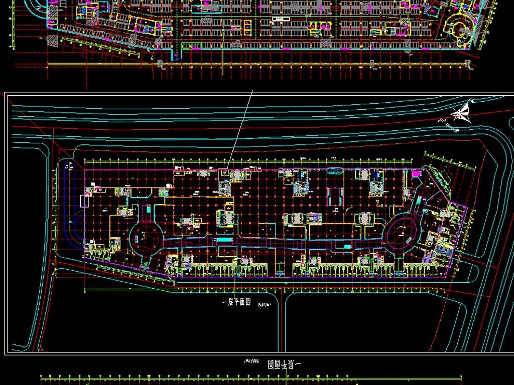 商业广场cad图纸 skp模型设计平面图下载-cad图纸图片大全-编号