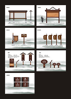 景区,社区标识导视指向系统