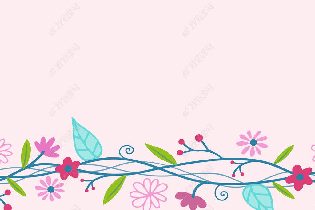 炫彩花纹花朵信纸背景下载-编号17022524-中国风-我图网