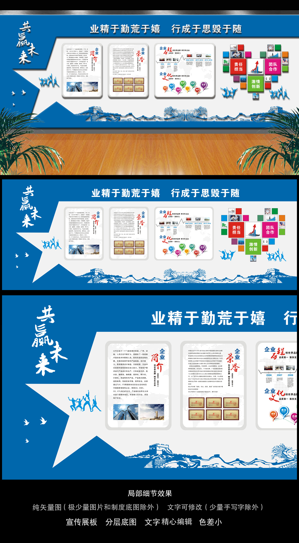 企业简介企业历程企业文化墙布置图