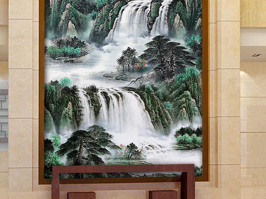 步步高升风水画