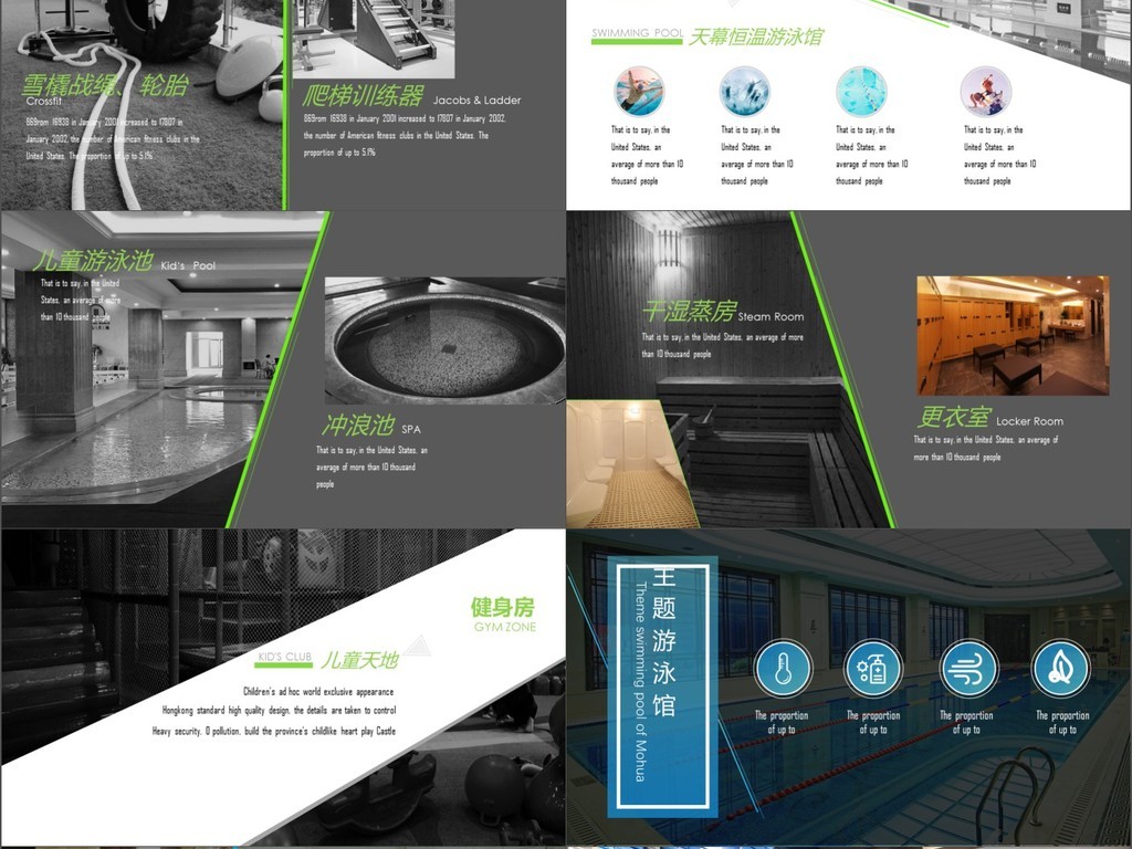 健身房健身商业融资路演计划书PPT