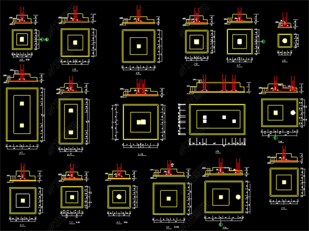 ĳѧͼCADܽṹʩͼ