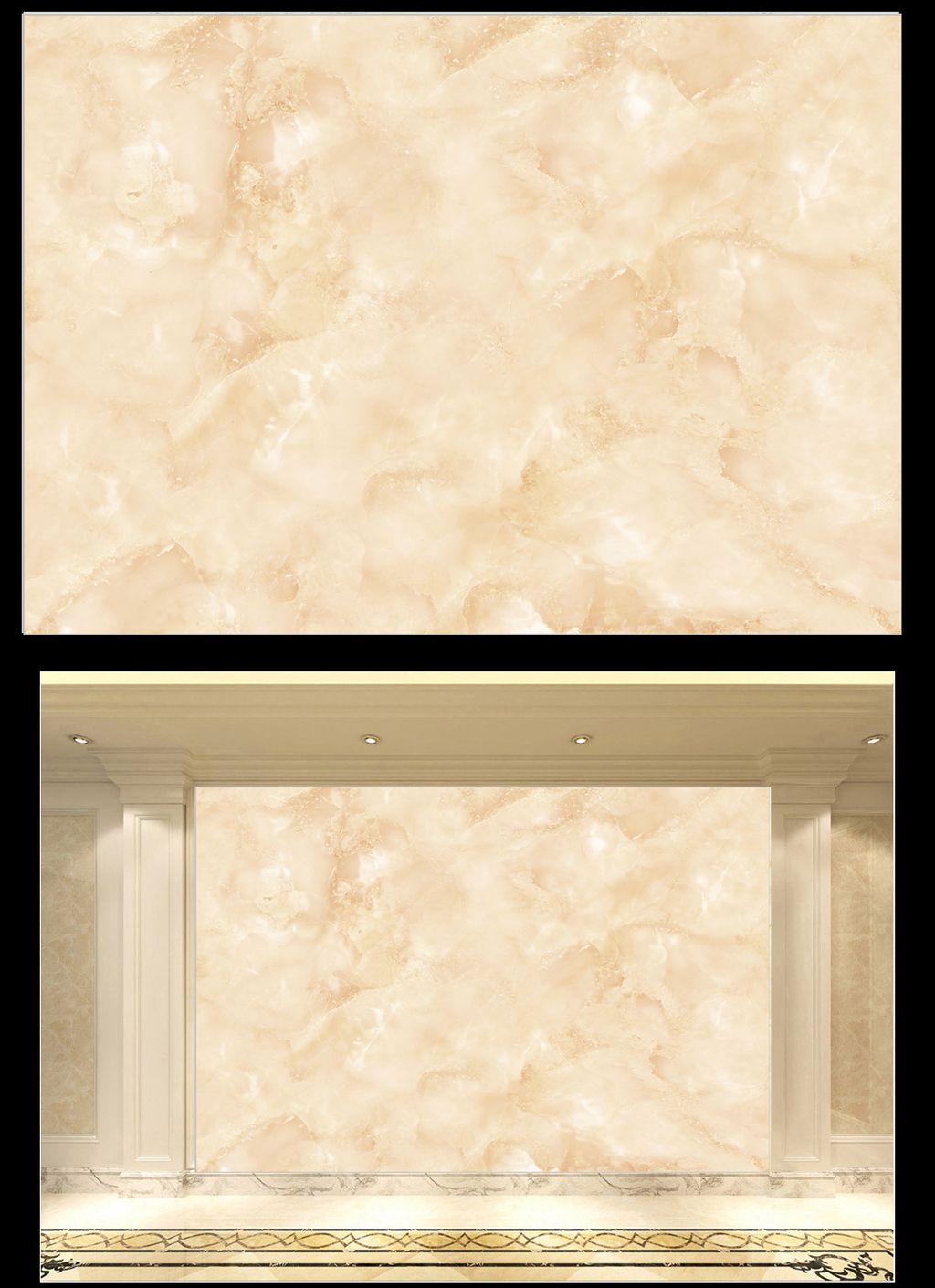 米黄玉石玉石背景墙大理石纹大理石装修