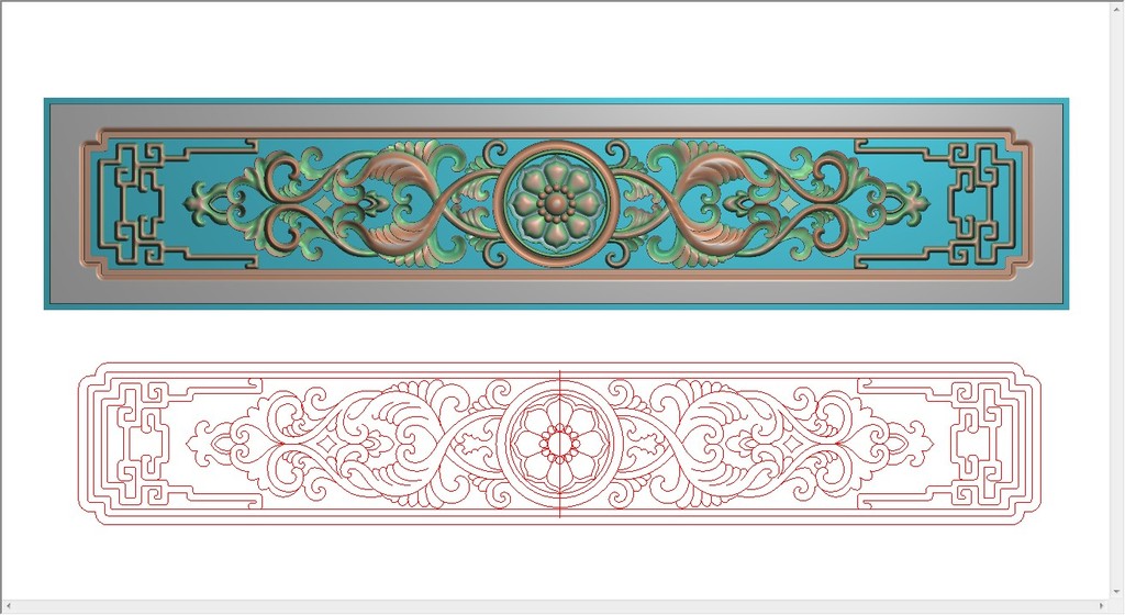 围板雕刻精雕图浮雕曲面图jdp格式