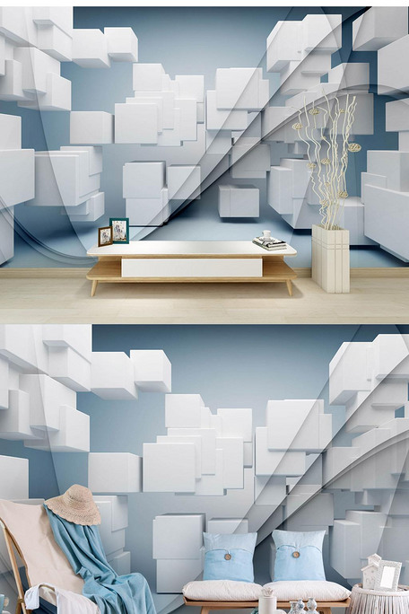 3d立体圆球抽象空间现代感电视背景
