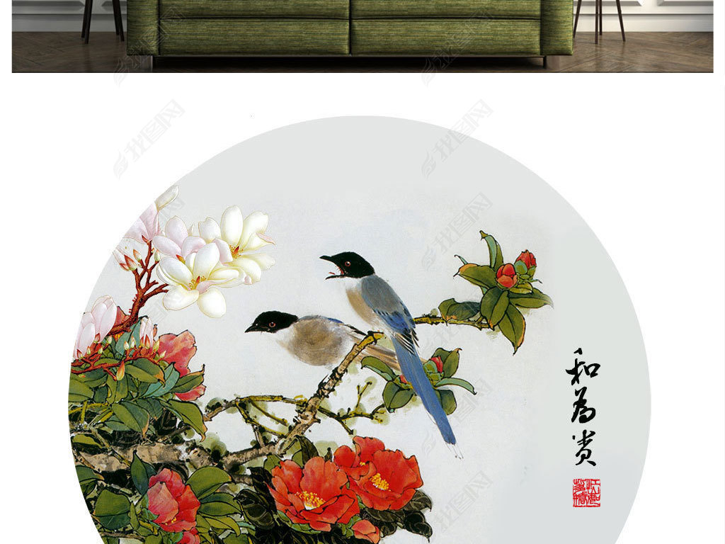 国画家和无框画