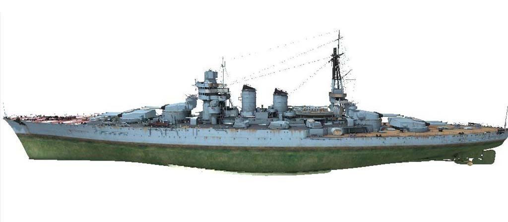 朱利奥·恺撒号战列意大利战舰巡洋舰二战战