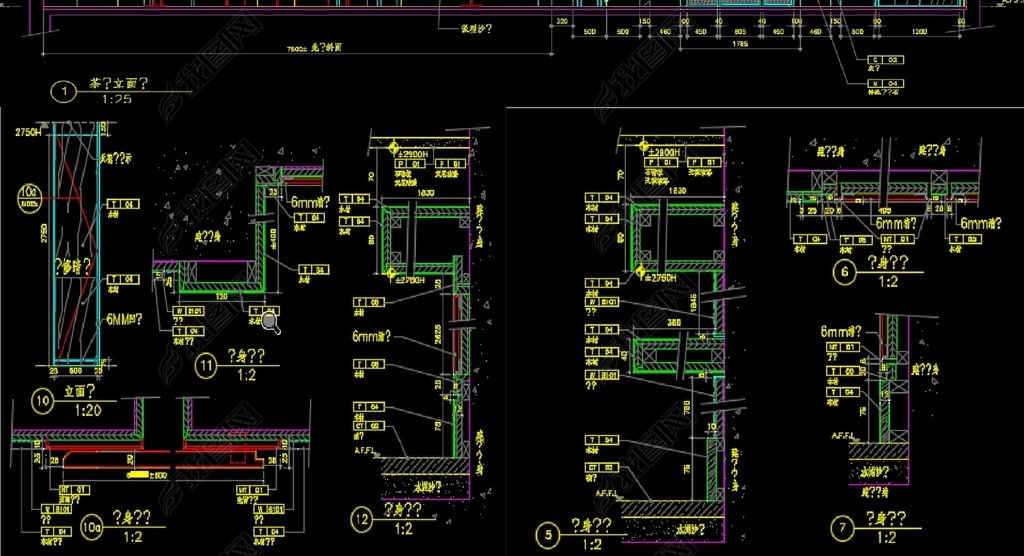 ߶˾¥ʩͼCAD+Чͼ