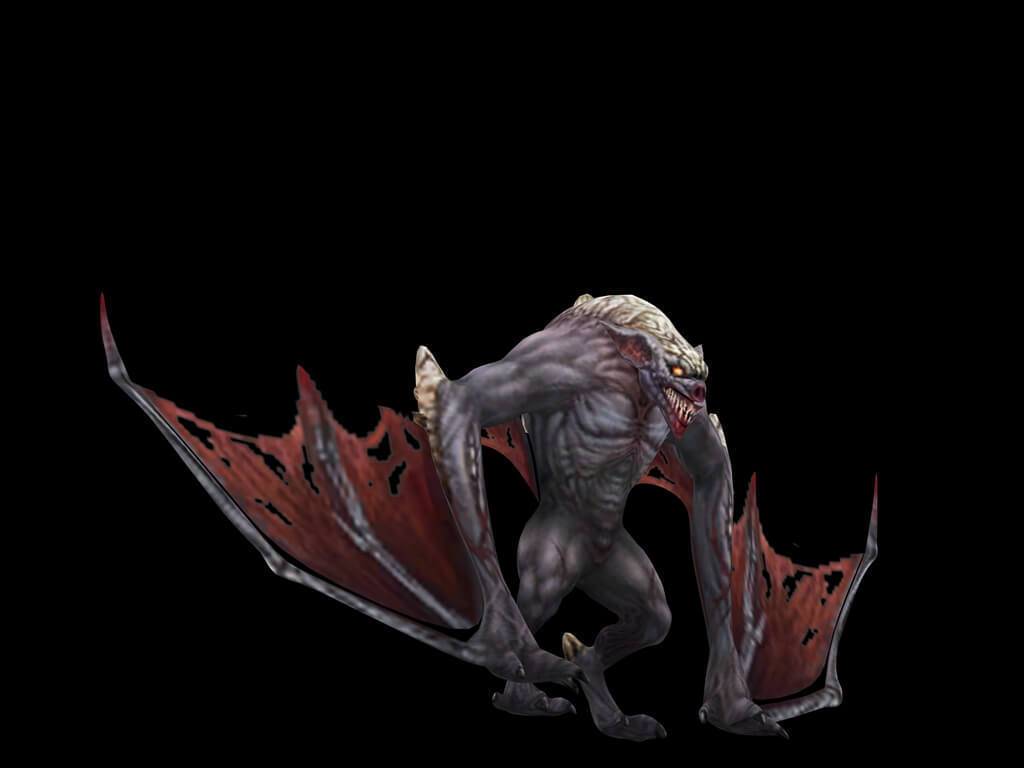 3d游戏角色蝙蝠怪物模型