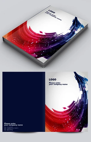 时尚大气科技企业画册画册封面设计