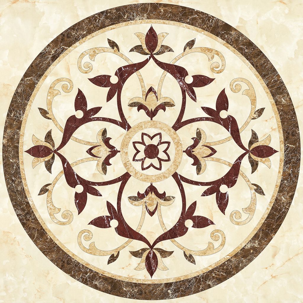 大理石纹地砖拼花石材拼花地面拼花