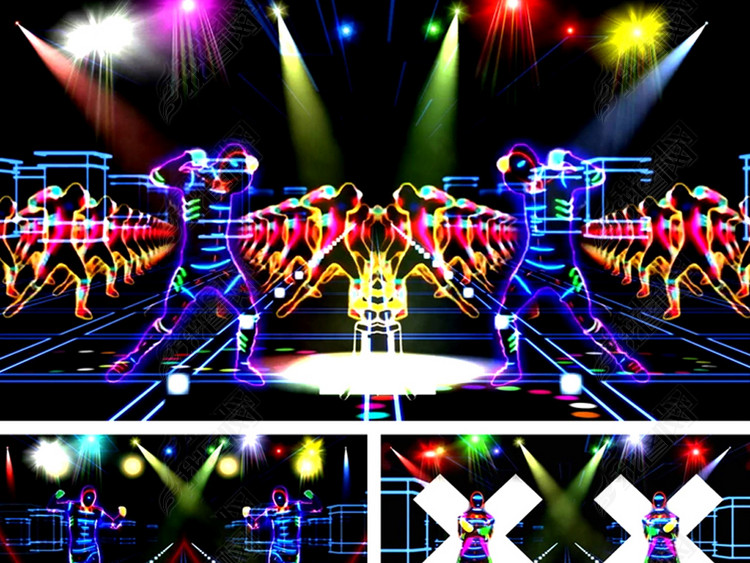 c哩c哩panama舞蹈led背景视频