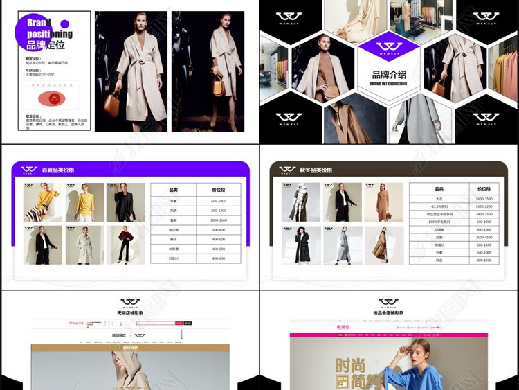 网店运营天猫淘宝入驻服装品牌介绍ppt