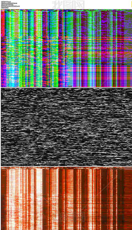 电视屏幕像素随视频运动动态背景素材