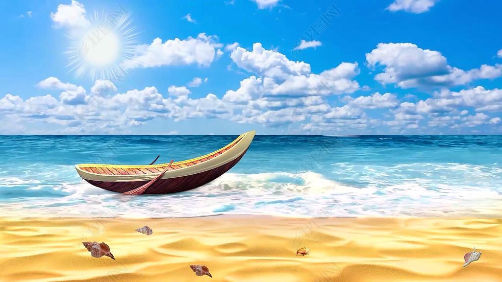 让我们荡起双桨儿歌led舞台背景视频