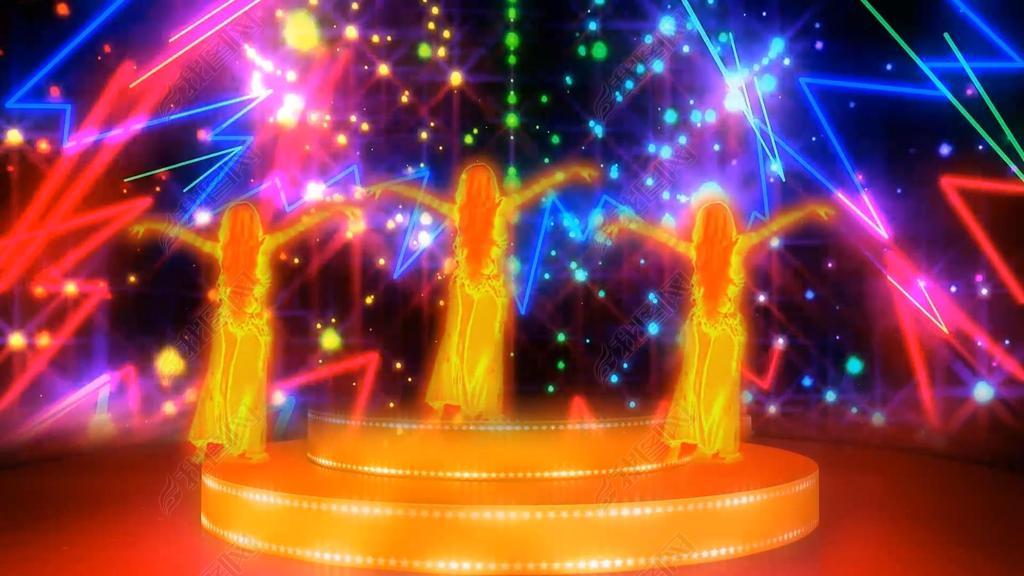 欢乐的跳吧炫绚丽肚皮舞舞蹈视频