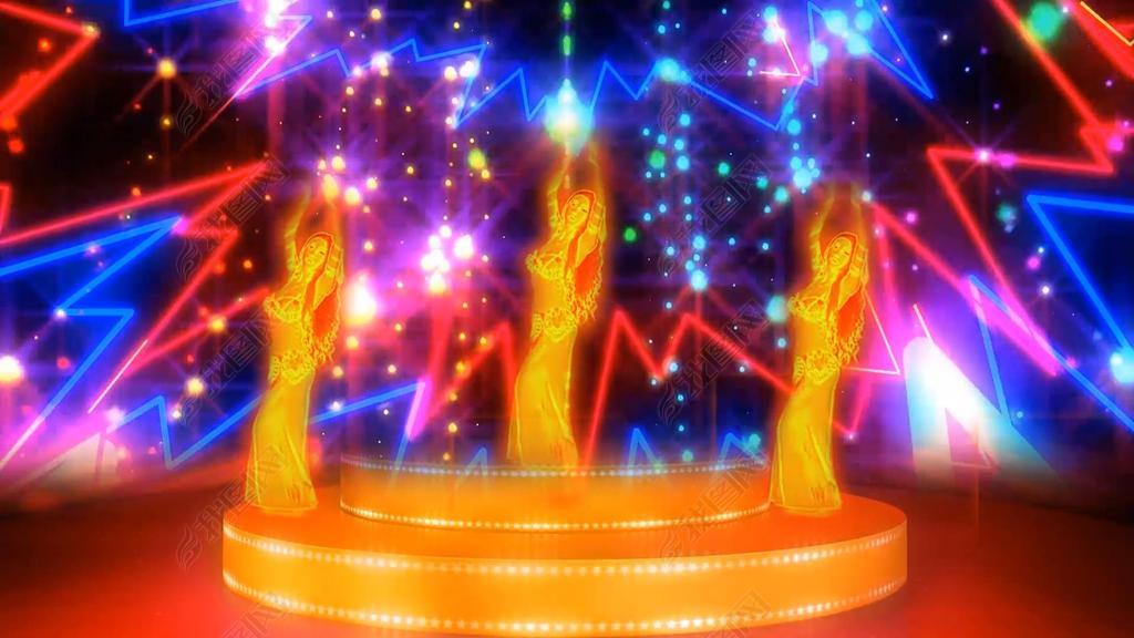 欢乐的跳吧炫绚丽肚皮舞舞蹈视频