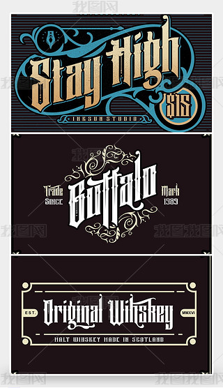 服装t恤图案文字个性手写英文字体512