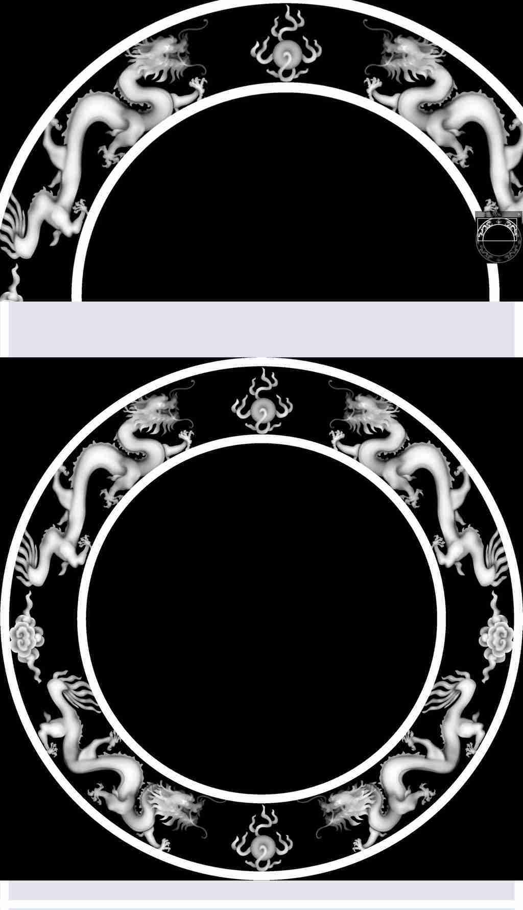 龙框石雕灰度图bmp格式下载-编号17522936-其他-我图网