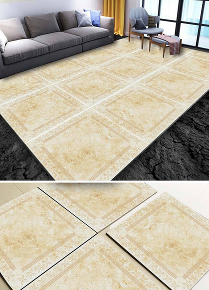 欧式黄色富贵金色地砖地板瓷砖