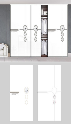 uv打印雕刻小树异形浮雕衣柜移门图案