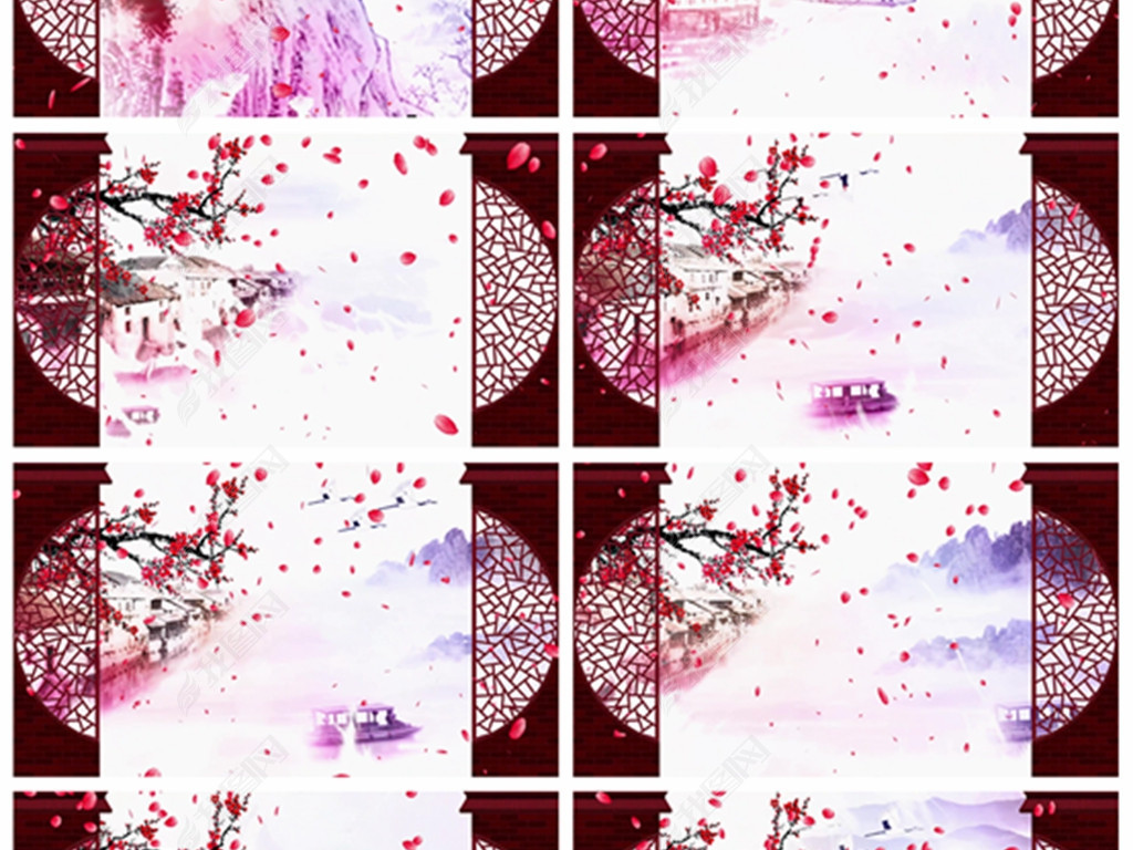 美人吟古典舞蹈表演配乐成品舞台背景视频