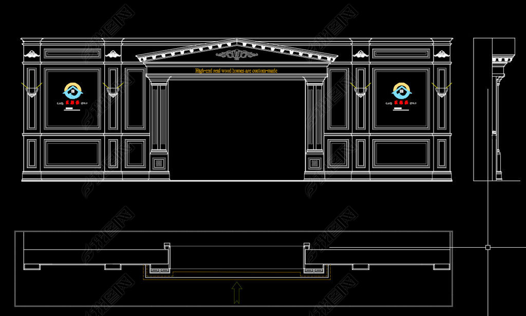 2018整装定制护墙板及房门模板