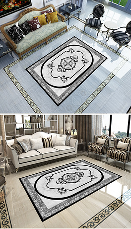 大理石地板拼花图片素材_原创大理石地板拼花设计模板下载_白玉陶心