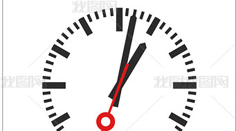 秒针分针动图视频元素|钟表时钟指针旋转时光时间透明通道高清视频