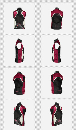 体育运动服篮球足球服装无袖背心T恤图样机