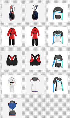 体育运动服篮球足球服装无袖背心T恤图样机