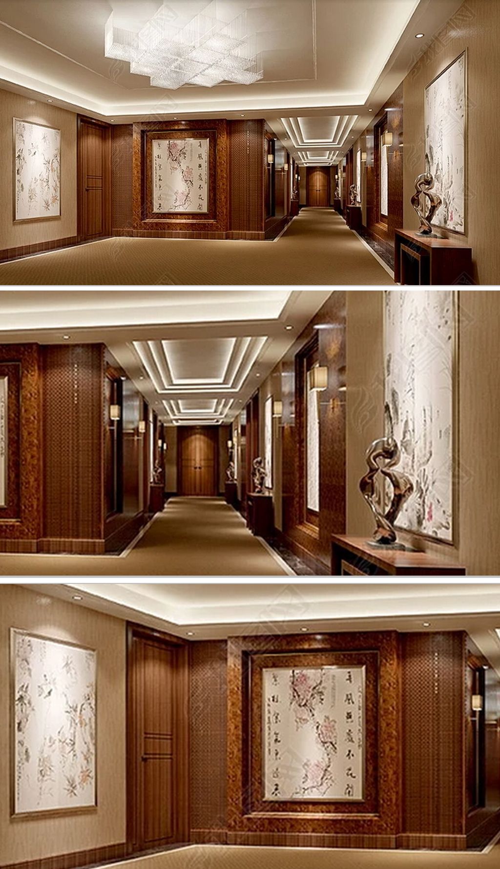 大气中式走廊下载-编号17699206-风格建筑-我图网