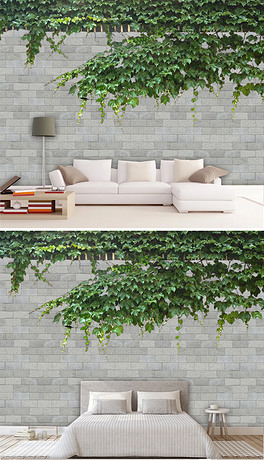 植物蔷薇藤蔓文化墙背景墙