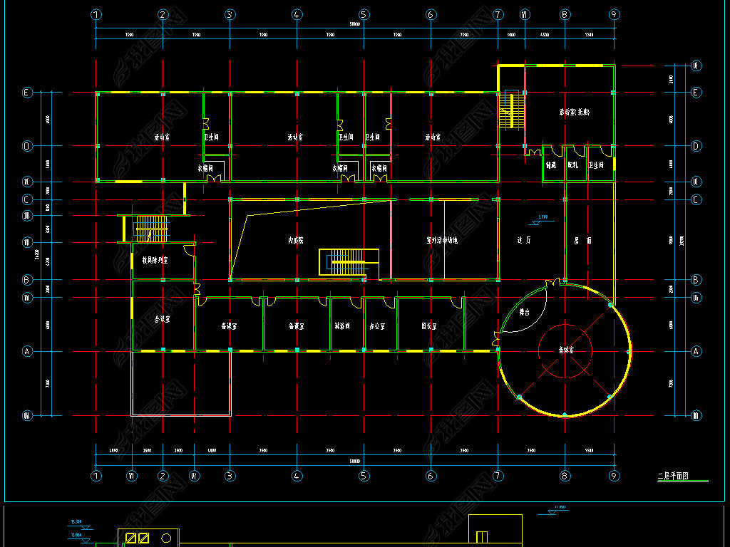 CAD׶԰ͼ