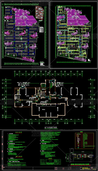 CAD³⼰ˮ÷ͨ缰ϵͳʩͼ