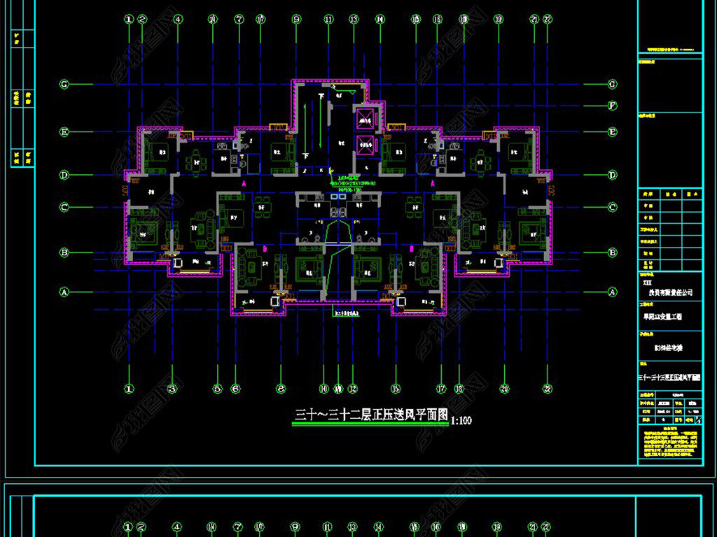 CAD߲סլ¥ͨʩͼ(4¥)