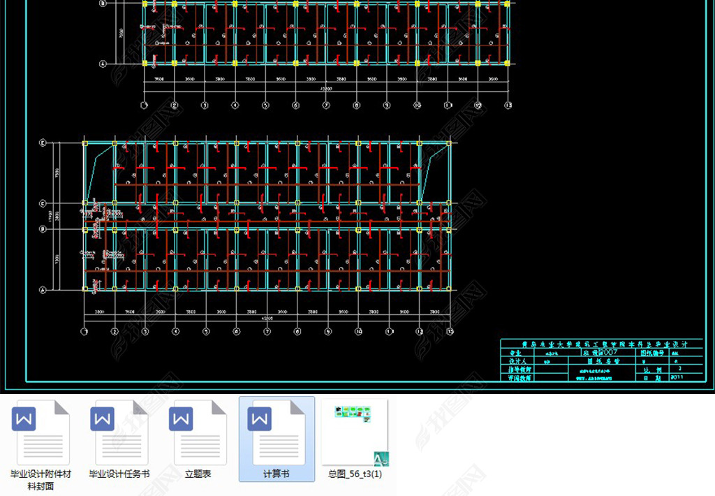 CAD54000ƽа칫¥鲿ֽṹCADͼ