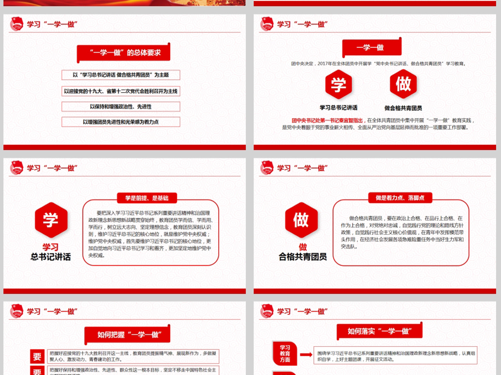 做合格共青团员团史团章团课PPT(含讲稿)