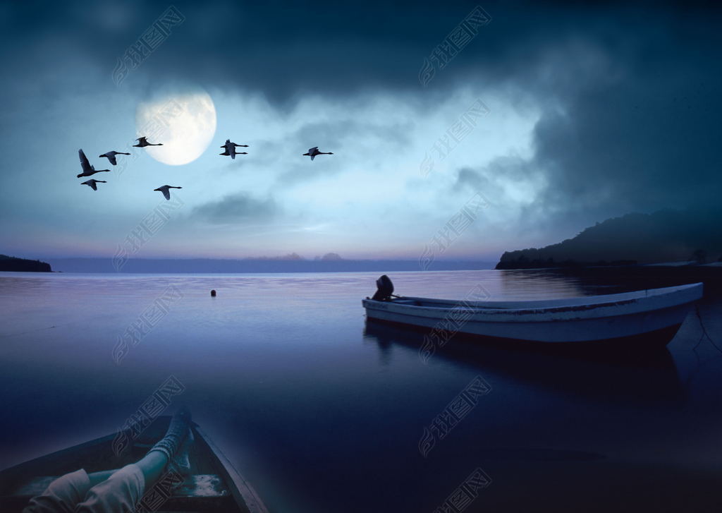 原创月落乌啼霜满天