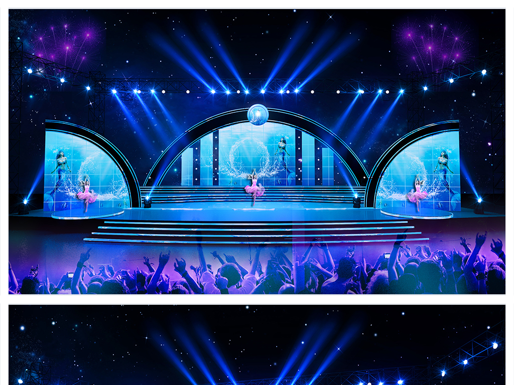 2018大型晚会年会演唱会舞台3d模型源文件设计图下载(图片196.