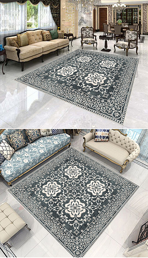 豪华欧式地毯大理石纹地拼花
