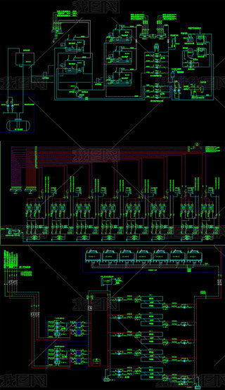 CAD߲칫Ƶۺůͨյȫϵͳ600ʩͼ