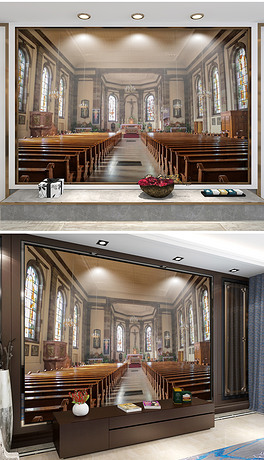 背景墙壁画欧洲基督教堂婚礼殿堂礼堂装饰画背景墙壁画耶稣基督油画