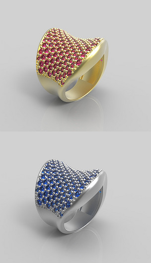 钻戒犀牛模型 stp三维模型 ks渲染