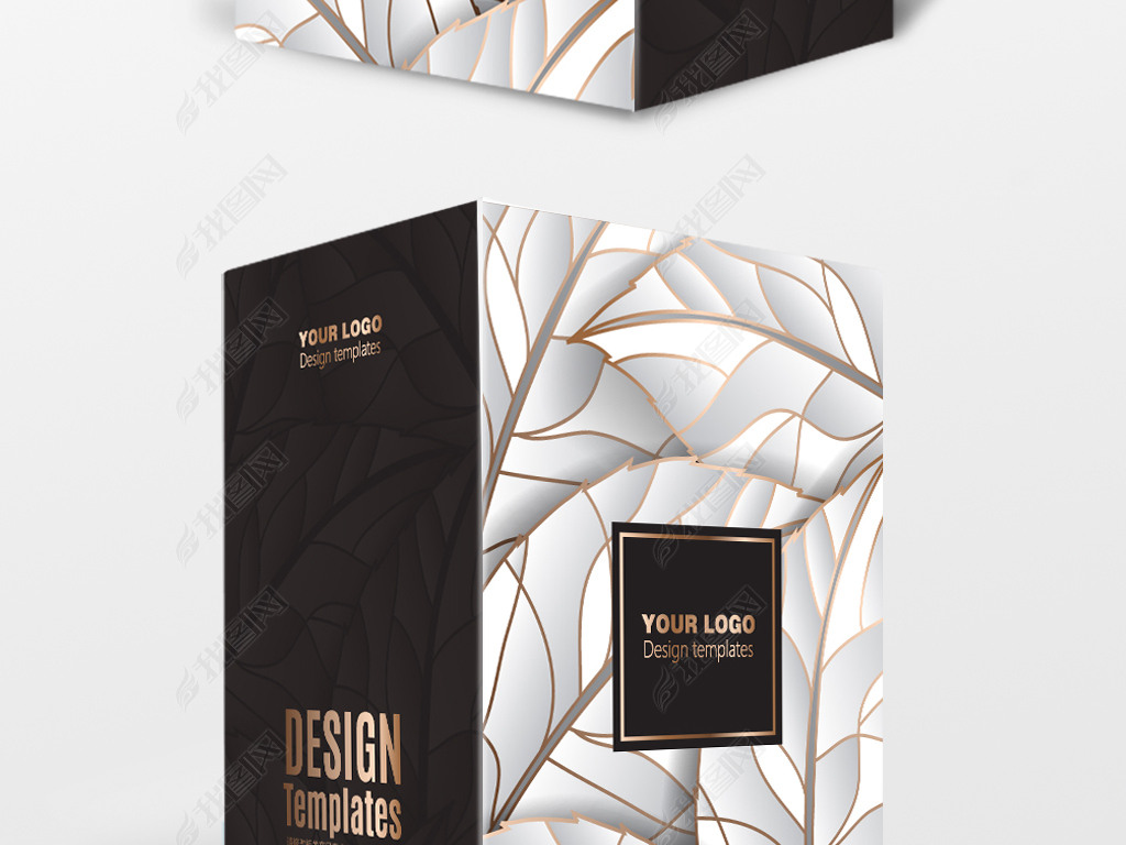 高档茶叶时尚礼品盒创意产品包装设计模板