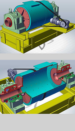 球磨机模型ug设计